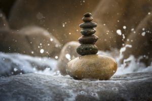 rocks balancing upon each other