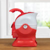 Size View of the Red and White Uccello Kettle