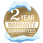 2 Year Warranty Guaranteed